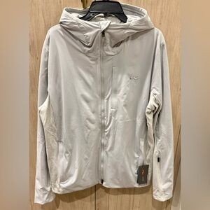 NWTs KJUS Men’s FRX Insulated Hooded Jacket. Alloy. Sz. 56 (2XL)